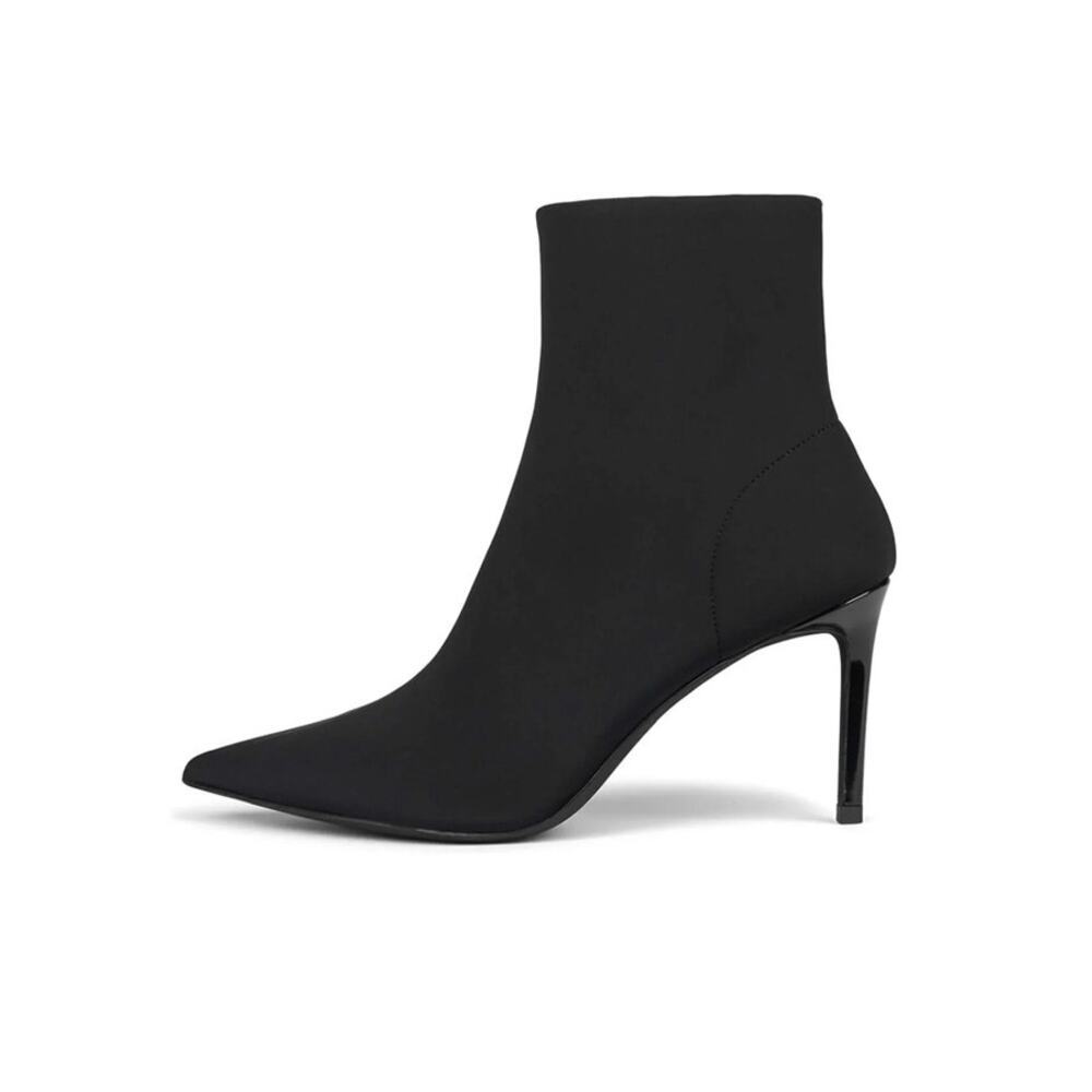 Jeffrey Campbell Nixie Black Neoprene Booties Size 8